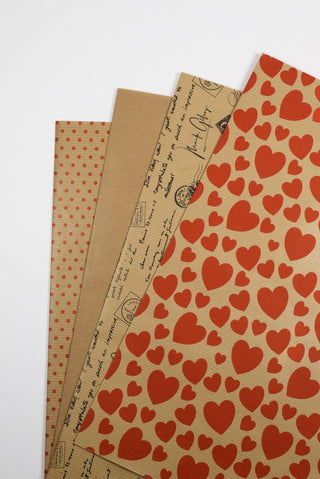 set carda da regalo san valentino kraft