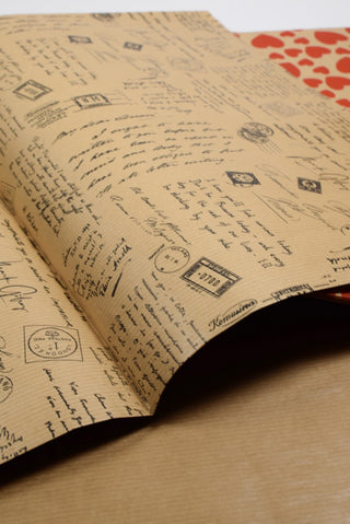 carta da regalo san valentino con scritte retrò