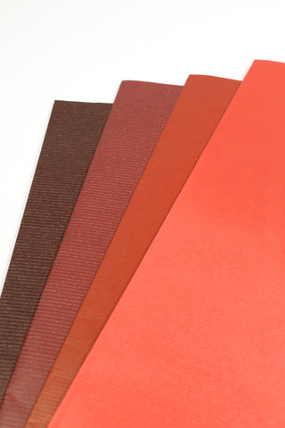 carta da regalo san valentino in diverse tonalità di rosso