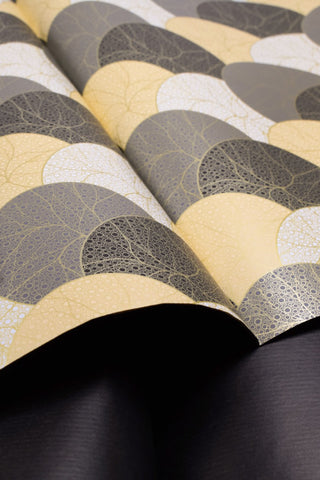 carta da regalo elegante con fantasia circolare