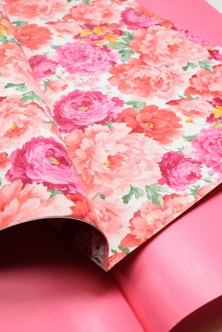 carta regalo floreale peonie