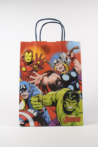 Borse regalo Marvel Avengers supereroi - 25pz 26x12x36 cm