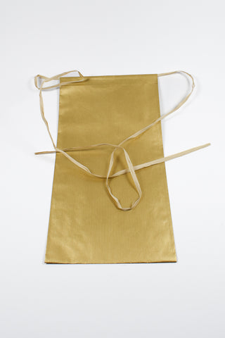 Rex Pack® oro con nastro rafia beige 36x50 cm - Set 4 pz