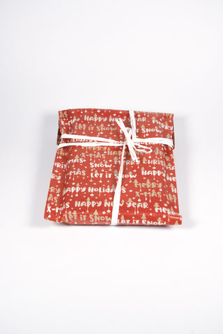 Rex Pack Natale 36x50 - Sacchetto regalo festivo - Set 4 pz