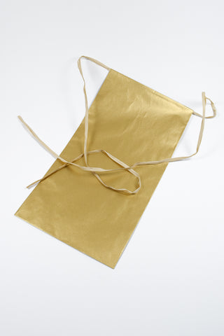 Rex Pack® oro con nastro rafia beige 26x40 cm - Set 4 pz