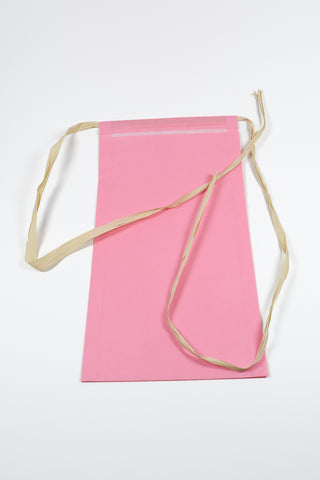 Rex Pack® rosa con nastro rafia beige 36x50 cm - Set 4 pz