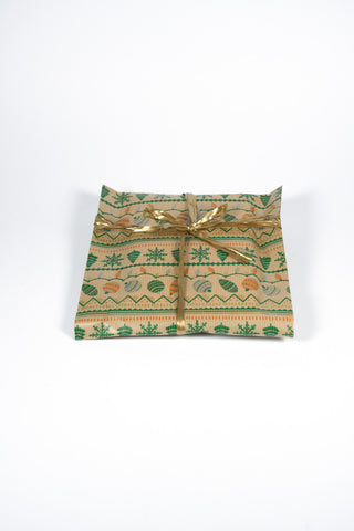 Rex Pack Natale Nordico 20x35 - Sacchetto regalo scandinavo - Set 4 pz