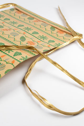 Rex Pack Natale 26x40 - Sacchetto Regalo Carta Kraft Veloce - Set 4 pz