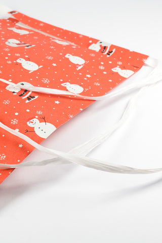 Rex Pack Natale Santa 26x40 - Sacchetto Regalo Rosso Veloce - Set 4 pz