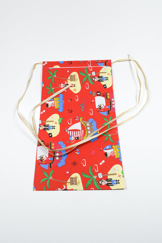 Rex Pack® EcoCarta pirati con rafia dorata 36x50 cm - Set 4 pz