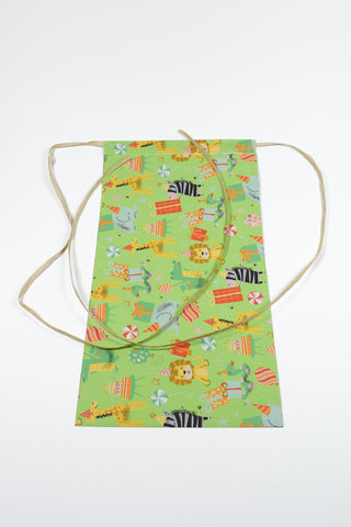 Rex Pack® EcoCarta animali compleanno rafia 36x50 cm - Set 4 pz