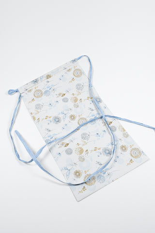 Rex Pack® EcoCarta fiori campo blu con rafia 20x35 cm - Set 4 pz