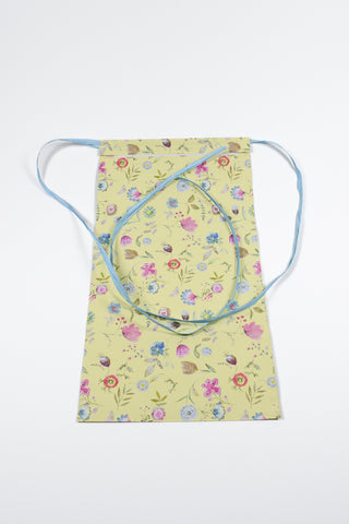 Rex Pack® EcoCarta fiori campo giallo rafia 36x50 cm - Set 4 pz
