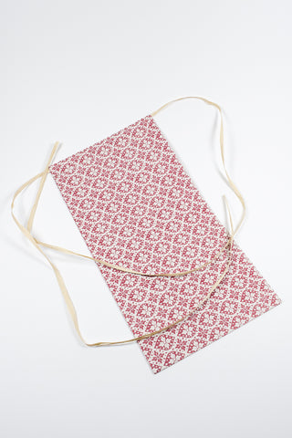 Rex Pack® sacchetto regalo carta erba rosso con rafia 20x35 - Set 4 pz