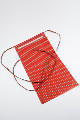 Rex Pack® Pois Rosso sacchetto regalo 20x35 Ecocarta - Set 4 pz