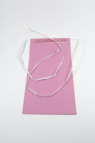 Rex Pack® Pois Rosa sacchetto regalo 36x50 Ecocarta - Set 4 pz
