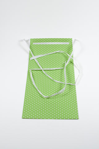Rex Pack® Pois Verde sacchetto regalo 36x50 Ecocarta - Set 4 pz