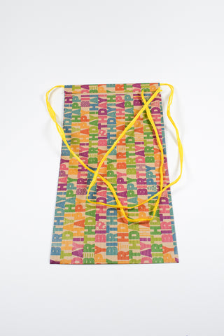 Rex Pack® Happy Birthday sacchetto regalo 36x50 kraft - Set 4 pz