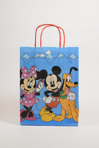 Borse Regalo Topolino, Minnie e Pluto Disney 26x12x36 - Set 5 pz