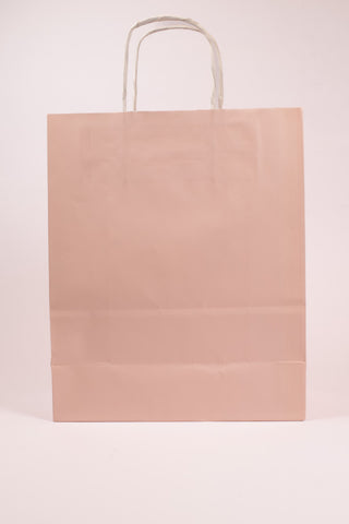 Borse Regalo Carta Rosa Pastello 36x12x41 - Set 5 pz