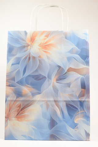 Borse Regalo Floreali Petali di Luce 16x8x21 - Set 5 pz