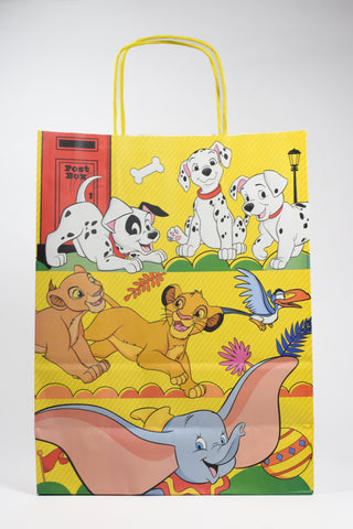 Borse Regalo Disney Classici Re Leone, Dumbo e La Carica dei 101 36x12x41 - Set 5 pz
