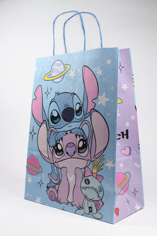 Borse Regalo Disney Stitch Angel 26x12x36 - Set 5 pz