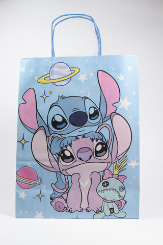 Borse Regalo Disney Stitch Angel 26x12x36 - Set 5 pz