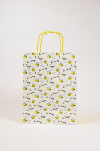 Borse Regalo Bee Happy 16x8x21 - Set 5 pz