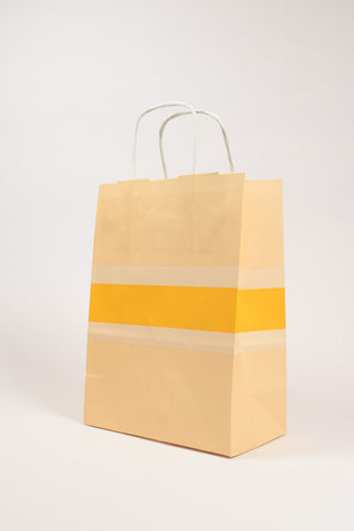 Borsa Regalo Carta Bicolor Arancione 36x12x41 cm - Set 5 pz