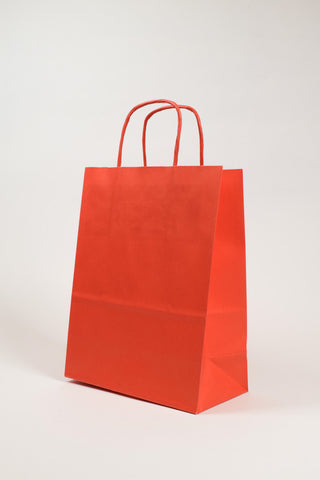 Borse Regalo Carta Rosso Brillante 26x12x36 - Set 5 pz