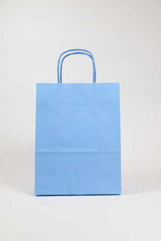 Borse Regalo Carta Azzurro Cielo 36x12x41 - Set 5 pz