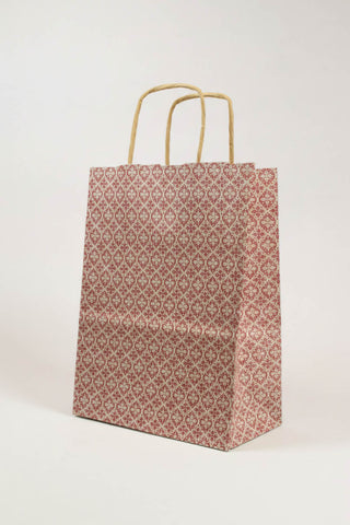 Borse Regalo Carta Erba Ecologica 100% 36x12x41 - Set 5 pz